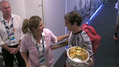 Mirka Vavrinec, hậu phương vững chắc của Federer