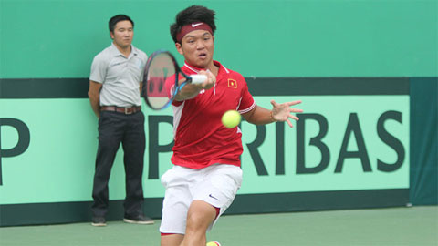 Hoàng Thiên thua ngược Rastogi, Việt Nam phải đấu Play off ở Davis Cup