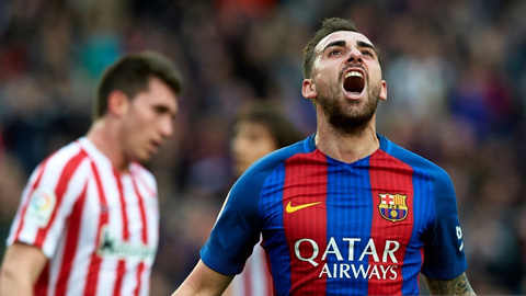 Alcacer có bàn thắng đầu tiên cho Barca tại đấu trường La Liga
