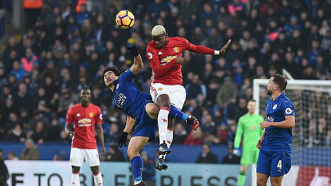 Pogba thi đấu xông xáo nhưng không mang nhiều hiệu quả