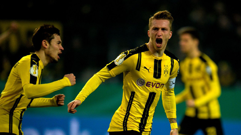 Vòng 1/8 Cúp Quốc gia Đức: Dortmund nhọc nhằn ghi danh vào tứ kết