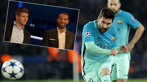 Ferdinand và Gerrard thi nhau chế giễu Messi