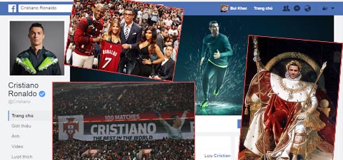 Ronaldo được xem là ông “vua không ngai” trên mạng xã hội
