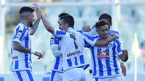 “Thầy phù thủy” Zeman mở ra hy vọng trụ hạng cho Pescara sau chiến thắng đầu tiên ở mùa này