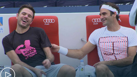 Bại binh Wawrinka 'uất hận' vì bị Federer cù nách