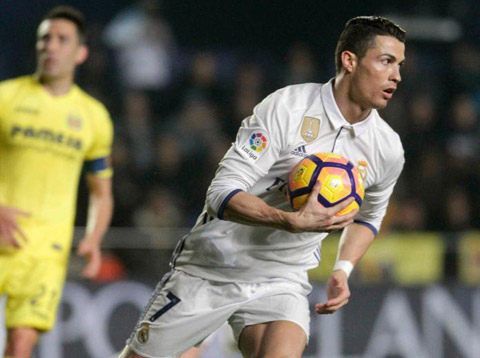 Ronaldo và các đồng đội gặp khá nhiều khó khăn để vượt qua Villarreal