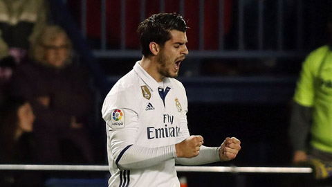 Morata vẫn đang phải cố gắng để được đá chính ở Real