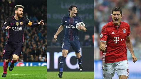 Messi bắt kịp Cavani trong danh sách "vua dội bom" châu Âu