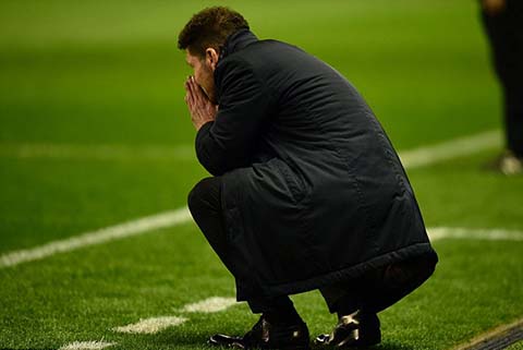 Simeone tỏ ra khá lo lắng