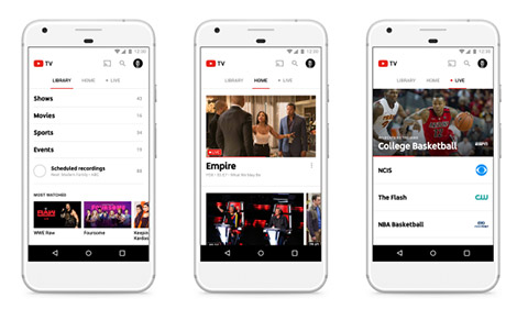 Sử dụng được trên smartphone chính là tính năng đặc biệt giúp YouTube TV có thể đánh bại được các nhà cung cấp dịch truyền hình trả tiền khác