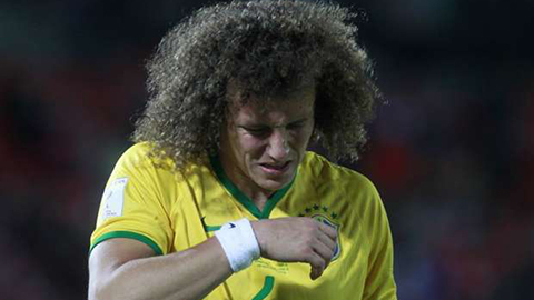 David Luiz bị gạch tên khỏi ĐT Brazil dự vòng loại World Cup 2018