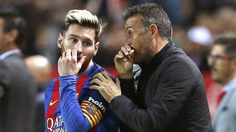 Rộ tin Messi tác động đá Enrique khỏi Barca