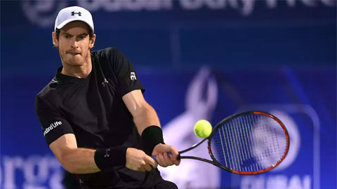 Murray chơi rất hay trong trận chung kết Dubai Championships 2017