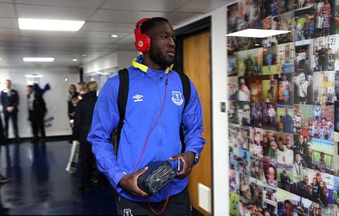 Bộ đôi tấn công người Bỉ của Everton gồm có Lukaku...