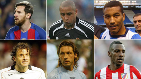 Ai là cầu thủ ngoại ra sân nhiều nhất ở mỗi CLB La Liga?