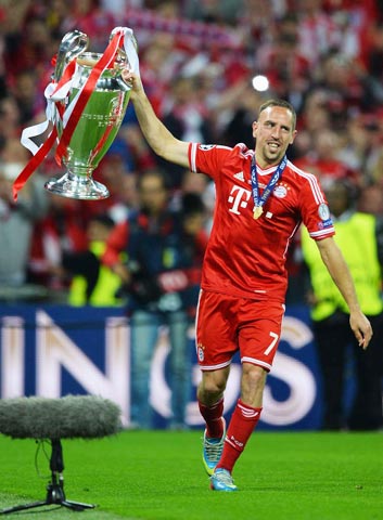 Ribery tin rằng, năm nay Bayern sẽ giành “cú ăn ba” như năm 2013