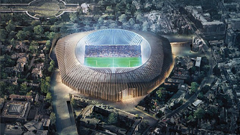 Chelsea được thông qua kế hoạch xây sân mới 500 triệu bảng