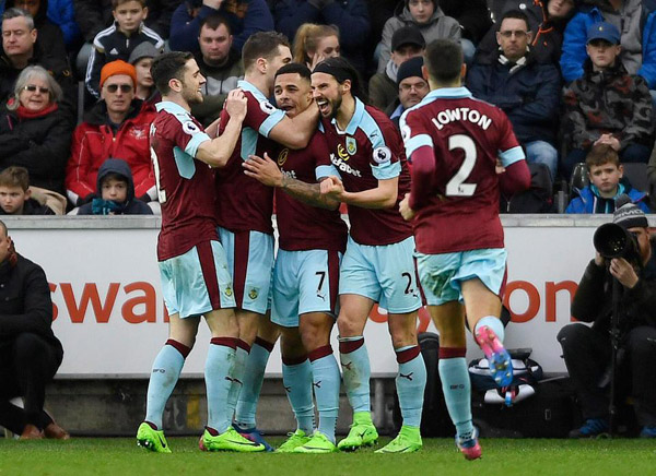  13. Burnley (44 ngày)