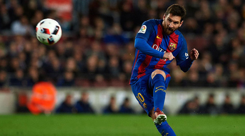 Những cú sút phạt của Messi sẽ là hy vọng của Barca