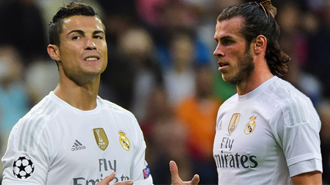 Ronaldo và Bale không phối hợp với nhau ở trận gặp Napoli