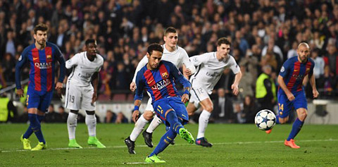 Neymar đã khiến cho hàng thủ PSG rơi vào cơn ác mộng