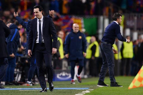 Chiến thuật phòng ngự hèn nhát của HLV Emery khiến PSG thua thảm Barca
