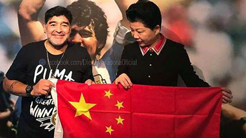 Maradona tiếp tục phiêu lưu sang Trung Quốc