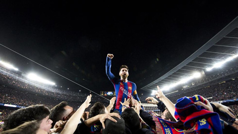 Ảnh Messi ăn mừng đại thắng đạt 55 triệu lượt xem