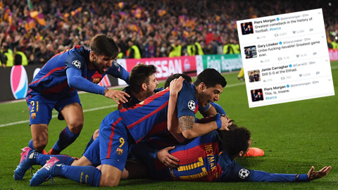 Chiến thắng của Barca lập kỷ lục trên mạng xã hội