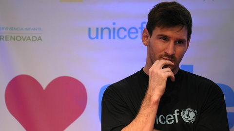 Messi làm đại sứ cho UNICEF