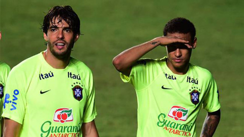 Kaka khuyên Neymar đổi tên thành... Reymar