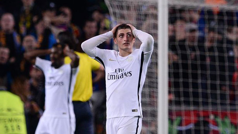 Verratti kiện báo Pháp vì đưa tin thất thiệt sau trận thua Barca