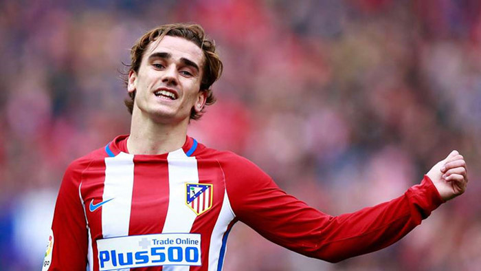  Antoine Griezmann (Atletico Madrid): Chính tài năng của tiền đạo người Pháp đã khiến MU sẵn sàng phá vỡ kỷ lục chuyển nhượng của Pogba để đưa Griezmann gia nhập Old Trafford. Nhưng hiện tại, tiền đạo sinh năm 1991 vẫn đang hạnh phúc tại Atletico Madrid.