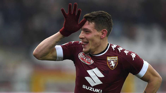  Andrea Belotti (Torino): chỉ mới nổi ở mùa giải năm nay nhưng tiền đạo này đã có 22 bàn thẳng trên khắp các mặt trận. Chủ tịch của Torino đã khẳng định sẽ không nhận bất kỳ lời đàm phán nào nếu cái giá không phải là 150 triệu Euro.