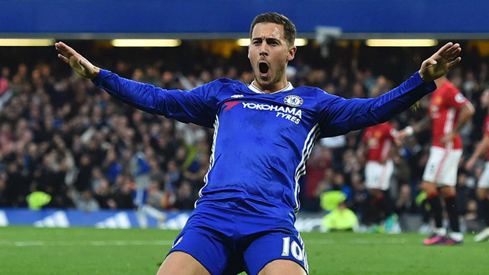  Eden Hazard  (Chelsea): Với màn trình diễn ấn tượng ở mùa giải năm nay, tiền vệ người Bỉ đã lấy lại hình ảnh cầu thủ xuất sắc nhất ngoại hạng Anh năm 2015. 