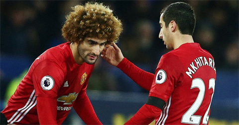 HLV Mourinho có thể đặt niềm tin vào Mkhitaryan và Fellaini