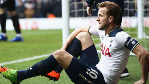 Tottenham thở phào vì chấn thương của Kane