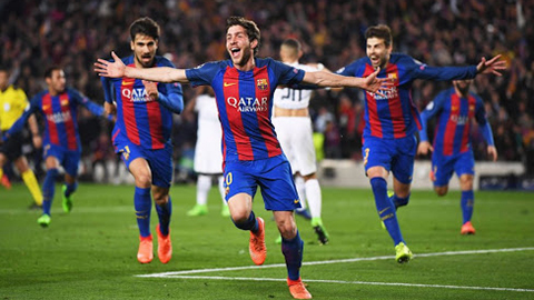 Roberto ghi bàn thắng giúp Barca thiết lập kỷ lục mới tại Champions League