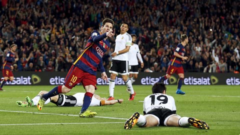 Messi sẽ lại có dịp thể hiện cái duyên ghi bàn với mành lưới Valencia