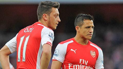 Arsenal hy vọng sẽ thu về 90 triệu bảng khi bán cả Oezil lẫn Sanchez