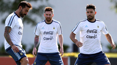 Aguero và các đồng đội sẽ có trận đấu khó khăn trước Chile