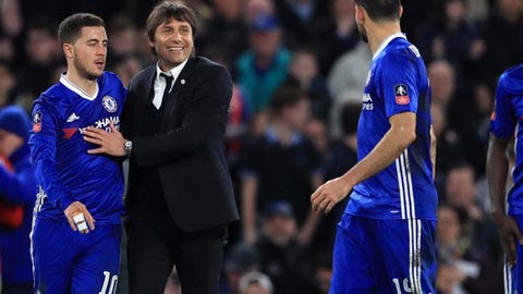 Hazard khẳng định Chelsea đang thăng hoa hoàn toàn nhờ HLV Conte