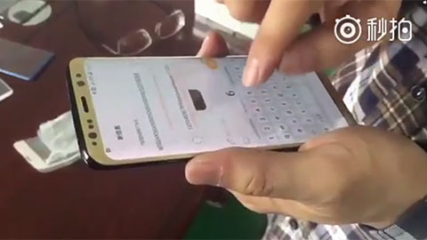 Galaxy S8 xuất hiện trong video thử màn hình cảm ứng