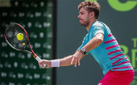 Wawrinka dễ dàng vào vòng 3 Miami Open 2017