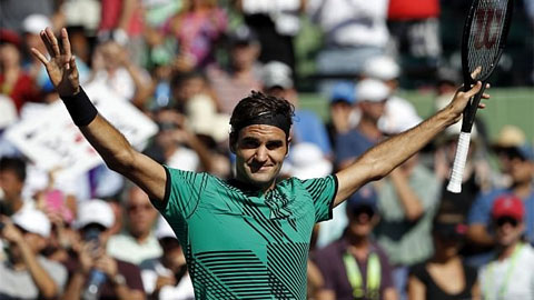 Federer thắng trận thứ 15 ở mùa giải 2017