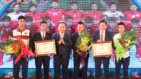 ĐT futsal và ĐT U19 Việt Nam được nhận bằng khen của Thủ tướng Chính phủ