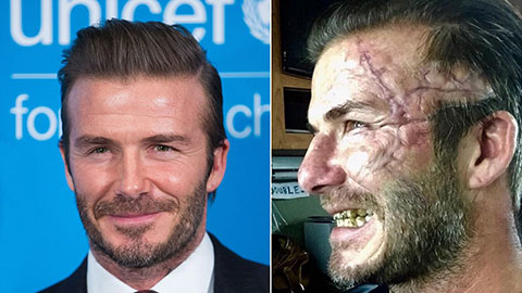 Beckham khoe diện mạo xấu đau đớn khi đóng phim King Arthur