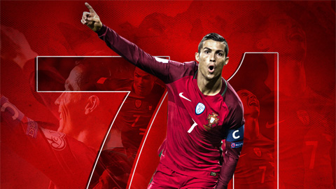 Ronaldo vào top 10 cây săn bàn vĩ đại nhất ở cấp ĐTQG