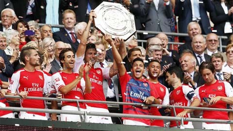 Trận cầu kinh điển Arsenal 3-0 Man City: Cú đúp danh hiệu trong 3 tháng