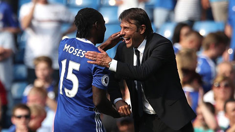 Sau tất cả Conte cũng hiểu Moses quan trọng chẳng kém Costa, Hazard